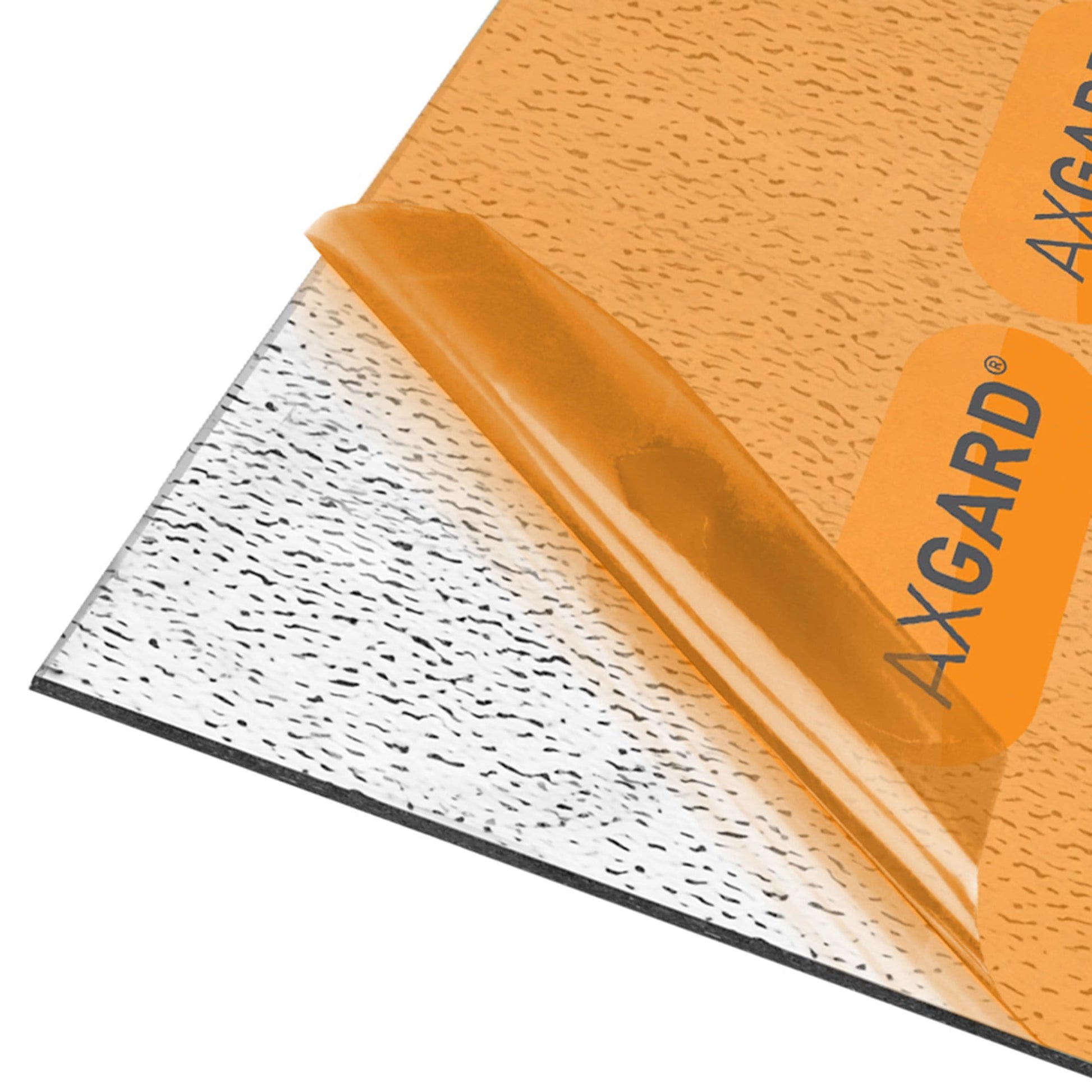 Axgard 3mm Patterned Polycarbonate Sheets - All Sizes - Clear Amber Roofing
