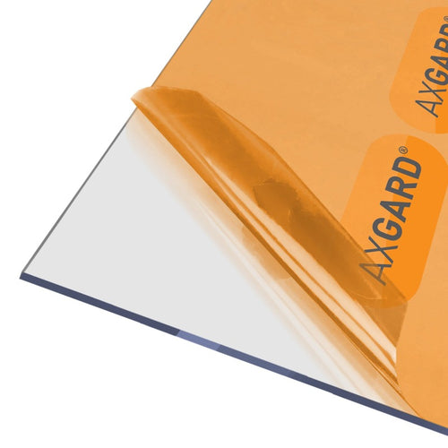Axgard 4mm Clear UV Protect Polycarbonate Sheets - All Sizes - Clear Amber Roofing