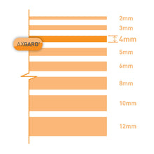 Load image into Gallery viewer, Axgard 4mm Patterned UV Protect Polycarbonate Sheets - All Sizes - Clear Amber Roofing
