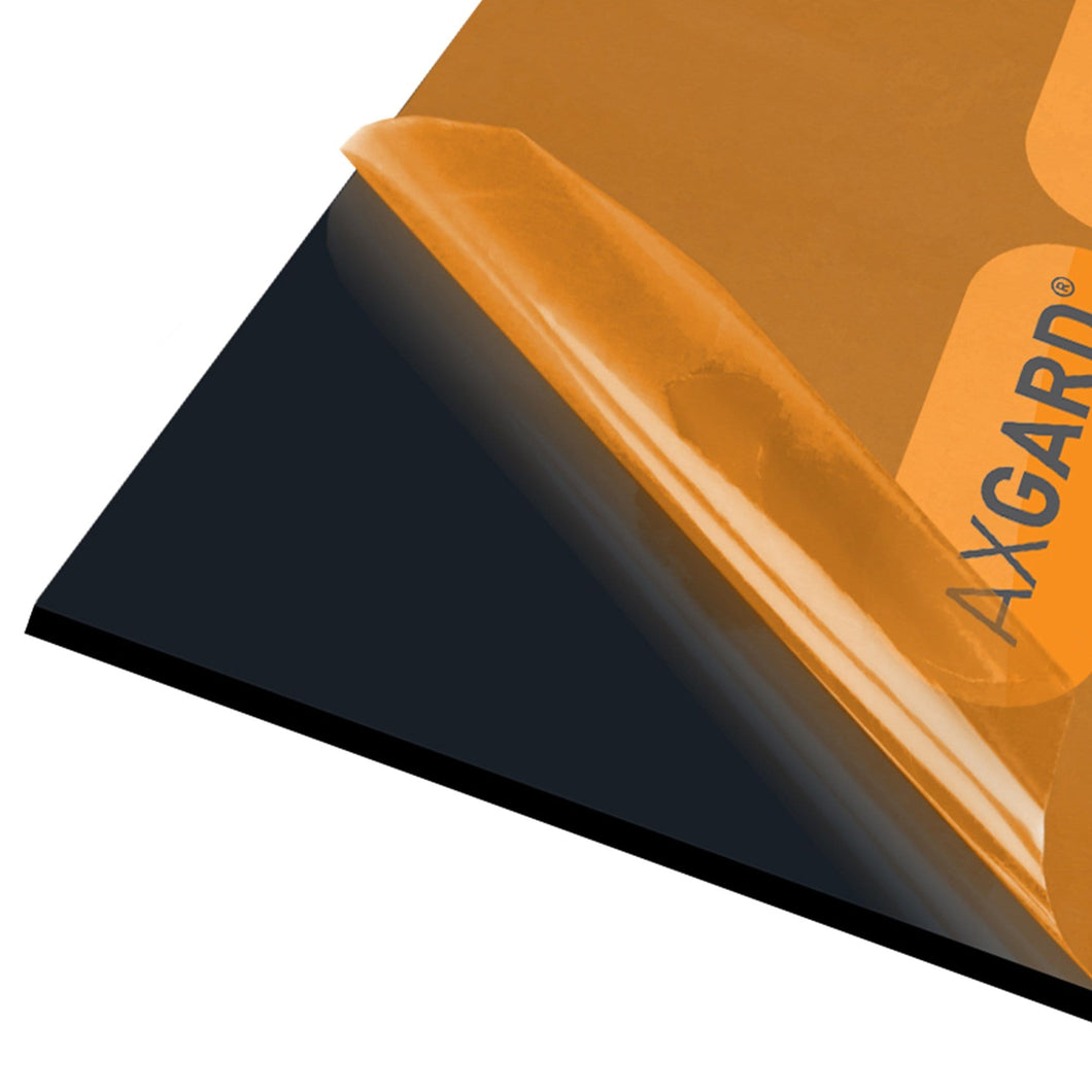 Axgard 6mm Black UV Protect Polycarbonate Sheet - All Sizes - Clear Amber Roofing