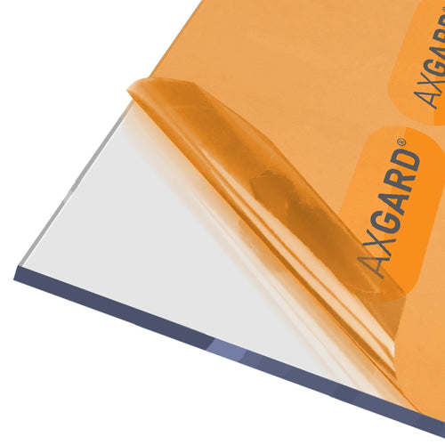 Axgard 8mm Clear UV Protect Polycarbonate Sheet - All Sizes - Clear Amber Roofing