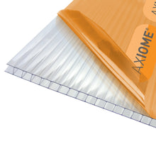 Load image into Gallery viewer, Axiome 6mm Clear Polycarbonate Sheet - All Sizes - Clear Amber Roofing
