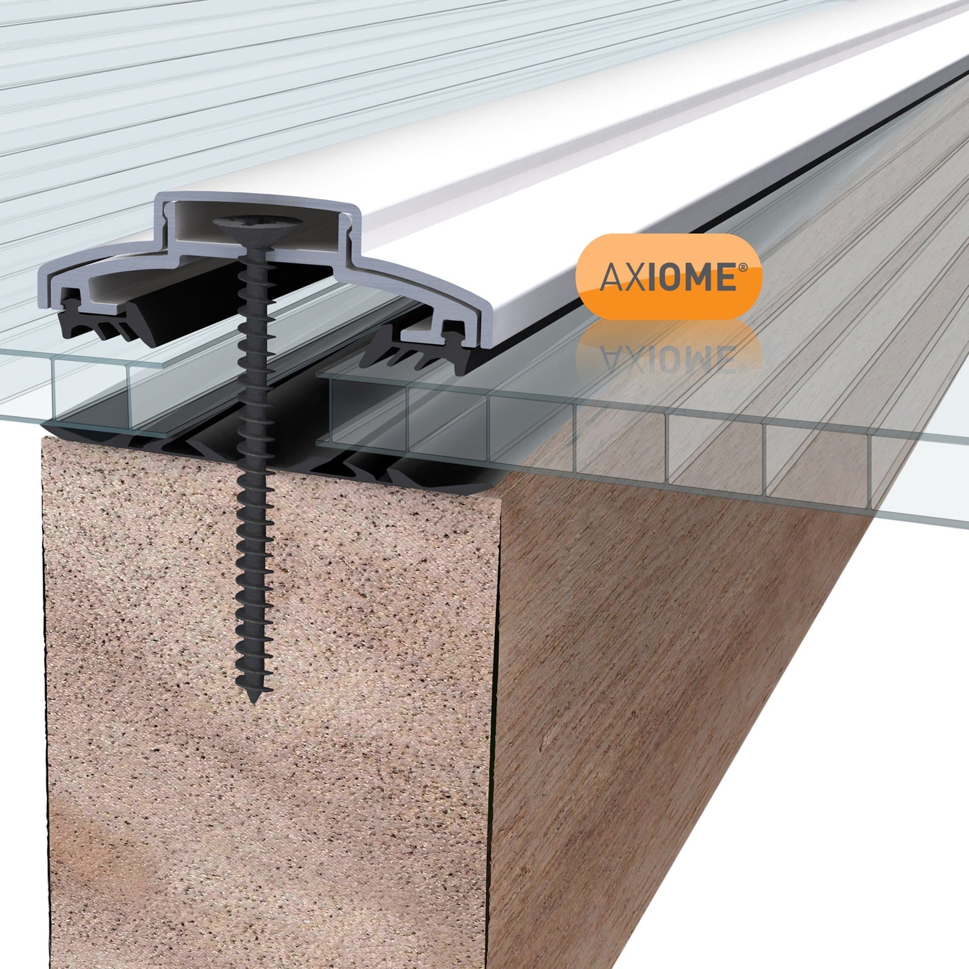 Axiome 6mm Clear Polycarbonate Sheet - All Sizes - Clear Amber Roofing