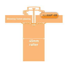 Load image into Gallery viewer, Rafter Gasket Slot Fit 1m - All Sizes - Clear Amber Roofing
