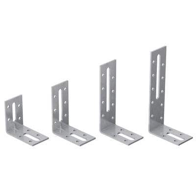 Galvanised Adjustable Angle Brackets - All Sizes - Forgefix Building Materials