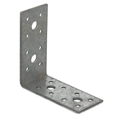 Galvanised Heavy Duty Angle Brackets - All Sizes - Forgefix Building Materials