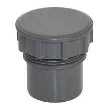 Load image into Gallery viewer, Solvent Weld Waste Access Plug - Anthracite - Floplast Drainage
