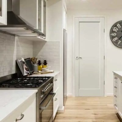 Antigua White Primed Internal Fire Door FD30 - All Sizes - JB Kind