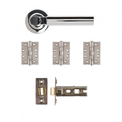 Arcadia Latch Kit Polished Chrome Finish - Deanta