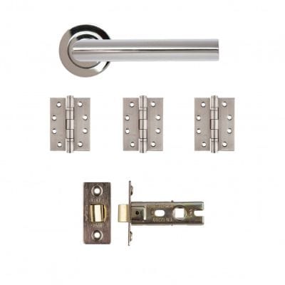 Ares Latch Kit Polished Chrome Finish - Deanta