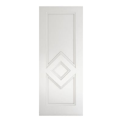 Ascot White Primed Internal Door - All Sizes - Deanta