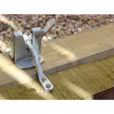 Heavy Duty Galvanised Automatic Latch incl Bolts and Screws - Jacksons Fencing