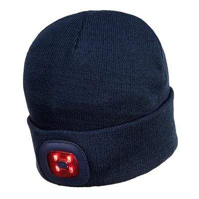 Beanie LED Head Light USB Rechargeable - All Colours - Portwest Tools and Workwear