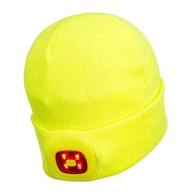 Beanie LED Head Light USB Rechargeable - All Colours - Portwest Tools and Workwear