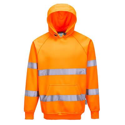 Hi-Vis Hooded Sweatshirt - All Sizes - Portwest Tools and Workwear