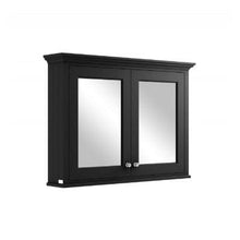 Load image into Gallery viewer, Mirror Wall Cabinet Matt Black - All Sizes - Bayswater
