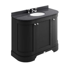 Load image into Gallery viewer, Bayswater Door Curved Basin Cabinet Matt Black - All Sizes - Bayswater
