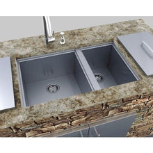 Load image into Gallery viewer, Sunstone Water Sink Double with Covers - Sunstone Outdoor Kitchens
