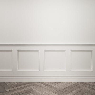 White Primed Balmoral Wall Panelling Pack - 2400mm - Deanta