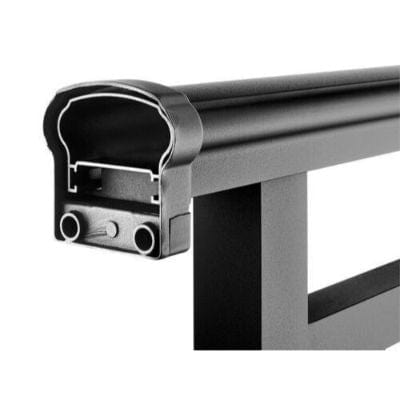 Cladco Aluminium Balustrade Black with Brackets and Foot Caps - All Size - Cladco