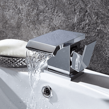 Load image into Gallery viewer, Estrada Chrome Basin Mixer Tap w/ Click-Clack Waste - Aqua
