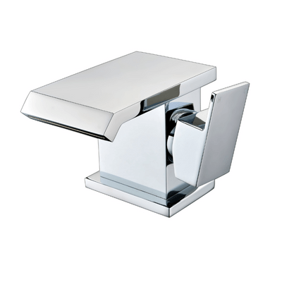 Estrada Chrome Basin Mixer Tap w/ Click-Clack Waste - Aqua