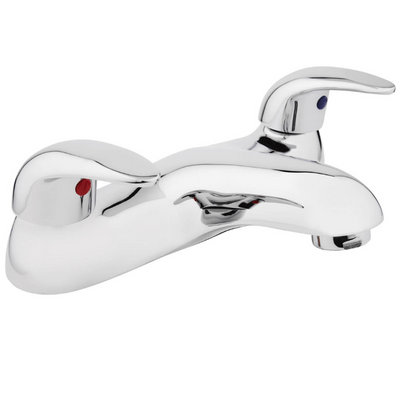 Compact Chrome Bath Filler - Aqua