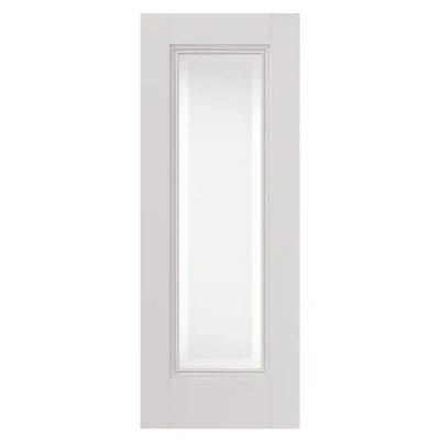 Belton White Primed Etched Glazed Internal Door - All Sizes