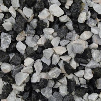 20mm - Black Ice Gravel Chippings - 850kg Bag - Build4less