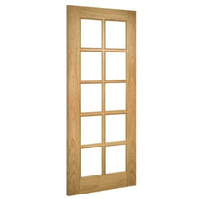 Load image into Gallery viewer, Bristol Unfinished Oak Bevelled Glaze Internal Door - All Sizes - Deanta
