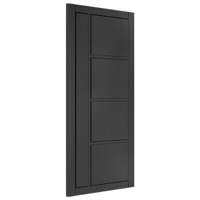 Brixton Black Prefinished Internal Door - All Sizes - Deanta