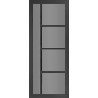 Black Prefinished Tinted Glaze Internal Door - All Sizes - Deanta