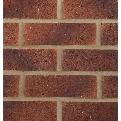 Burleigh Red Rustic Facing Brick 65mm x 215mm x 102.5mm (Pack of 495) - Forterra Building Materials