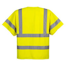 Load image into Gallery viewer, Half Sleeve Hi-Vis Zip Vest - All Sizes - Portwest Tools and Workwear

