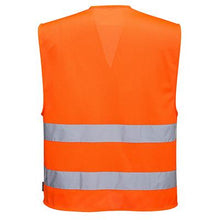 Load image into Gallery viewer, MeshAir Hi-Vis Two Band Vest - All Sizes - Portwest Tools and Workwear
