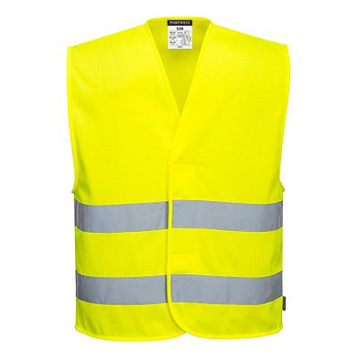 MeshAir Hi-Vis Two Band Vest - All Sizes - Portwest Tools and Workwear