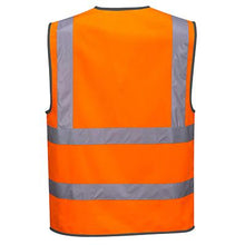 Load image into Gallery viewer, Hi-Vis Zipped Band &amp; Brace Vest - All Sizes - Portwest Tools and Workwear
