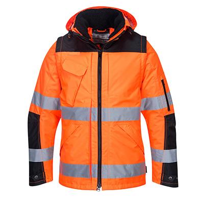 Pro Hi Vis 3 in 1 Jacket - All Sizes - Portwest Tools and Workwear