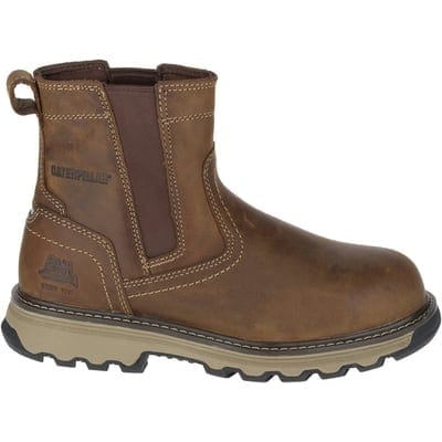 Pelton Safety Boot Dark Beige - All Sizes - Caterpillar