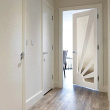 Load image into Gallery viewer, Aurora White Primed Etched Glazed Internal Door - All Sizes - JB Kind
