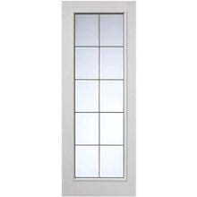 Load image into Gallery viewer, Decima Moulded White Primed Glazed Internal Door - All Sizes - JB Kind
