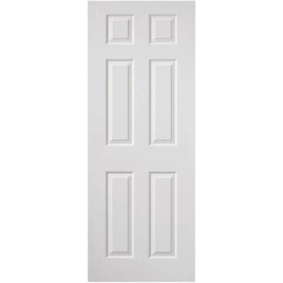 Colonist Textured 6 Panel White Primed Internal Fire Door FD30 - All Sizes - JB Kind