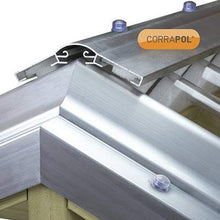 Load image into Gallery viewer, Corrapol Aluminium Ridge Bar Set Range - Clear Amber Roofing
