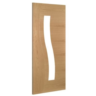 Cadiz Prefinished Oak Glazed Internal Door - All Sizes - Deanta