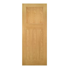 Load image into Gallery viewer, Cambridge Unfinished Oak Internal Door - All Sizes - Deanta
