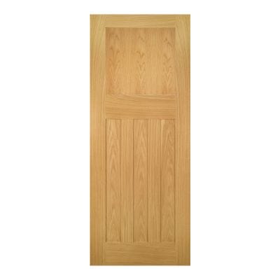 Cambridge Unfinished Oak Internal Door - All Sizes - Deanta