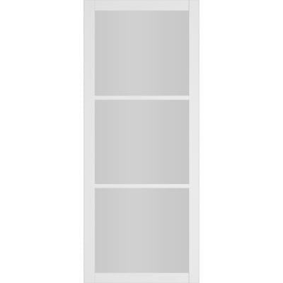 Camden White Primed Glazed Internal Door - All Sizes - Deanta