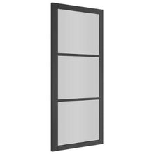 Load image into Gallery viewer, Camden Black Prefinished Glazed Internal Door - All Sizes - Deanta
