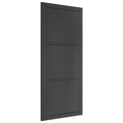 Camden Black Prefinished Internal Door - All Sizes - Deanta