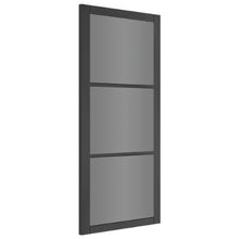 Load image into Gallery viewer, Camden Black Prefinished Tinted Glaze Internal Door - All Sizes - Deanta

